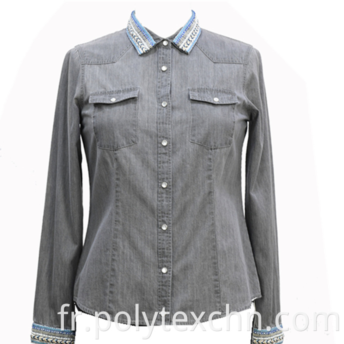 Women's Cotton Denim Top